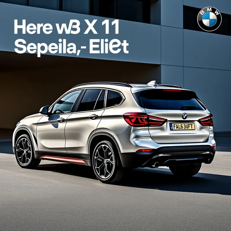The new BMW X1 Special Edition featuring unique body styling options.