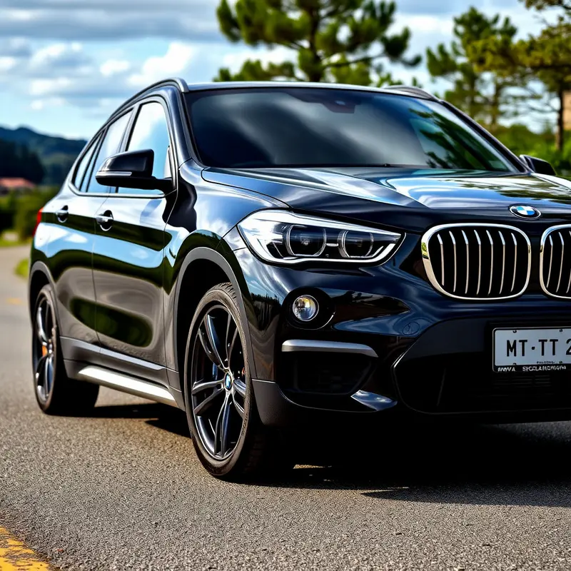 Dynamic image of BMW X1 Special Edition showcasing its sporty design.