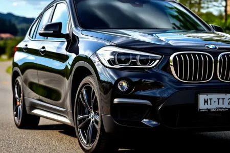 Dynamic image of BMW X1 Special Edition showcasing its sporty design.