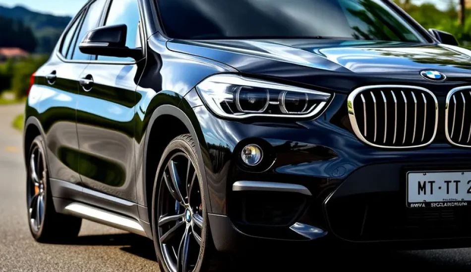 Dynamic image of BMW X1 Special Edition showcasing its sporty design.